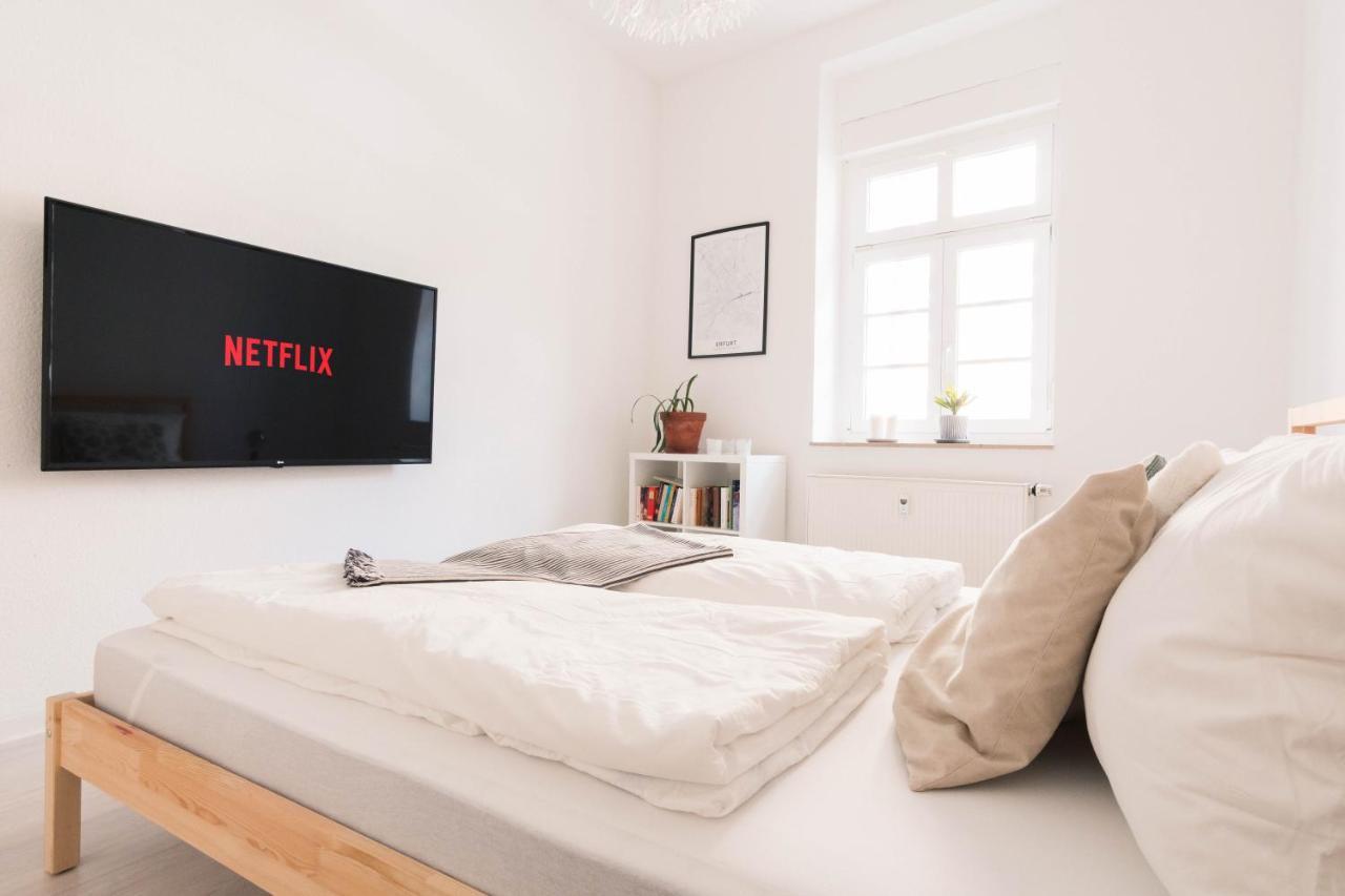 Gemutliche 45M² Wohnung Mit Netflix & Disney+ Erfurt Eksteriør billede
